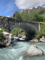 Brücke bei kernstelle