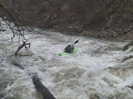 Schlüsselstelle ist Rechts gut befahrbar