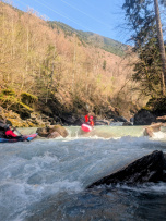 typischer charakter. Zeitweise steiler, eng, mitunter Klemm gefährlich