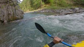 one of two like this. both can be paddled over, even at low water.