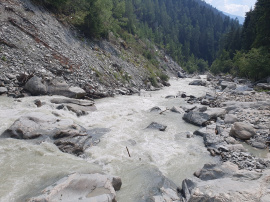 Exit of the first key rapid