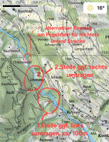 Karte zur Orientierung